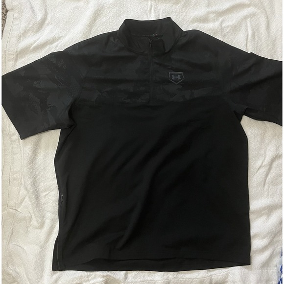Under Armour Men's XXL 1/4 Zip Pullover Short Sleeve Jacket Baseball Golf - Picture 1 of 5
